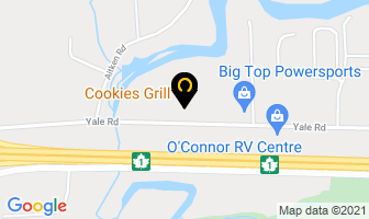 Cookies Grill in Chilliwack map