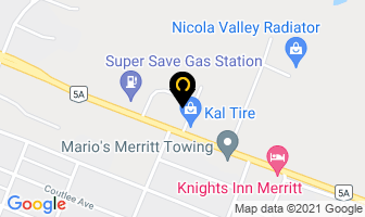 Cool Creek Agencies Ltd in Merritt map