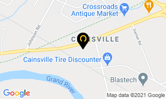 Cooper C J Automotive Ltd in Brantford map