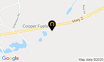 Cooper Fuels in Selkirk map