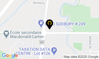 Cooperative Funeral Homes in Sudbury map
