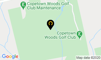 Copetown Woods Golf Club in Hamilton map