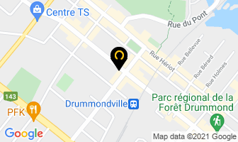 Copies Express Plus in Drummondville map