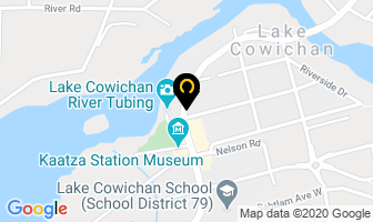 Copper Lane in Lake Cowichan map