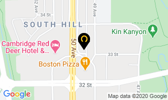 Copper Lane Hair Studio in Red Deer map