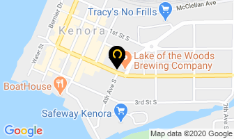Copperfin Credit Union in Kenora map