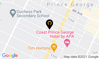 Corbett I Keith Dr in Prince George map