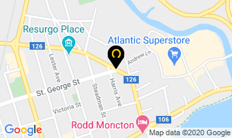 Corcoran Charles Thompson Real Estate Ltd in Moncton map