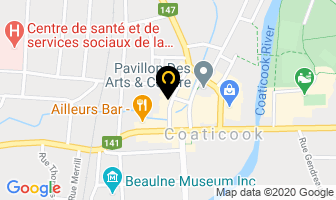 Cordonnerie Daniel in Coaticook map