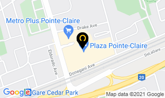 Cordonnerie Pointe Claire in Pointe-Claire map