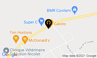 Cordonnerie Sport Rive-Sud Inc in Nicolet map