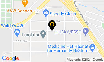 Corelube Equipment in Medicine Hat map