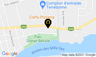 Corfu Pizzeria in Terrace map