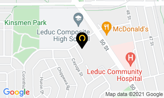 Corinthia Dental Clinic in Leduc map