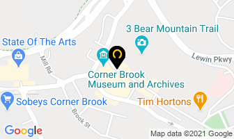 Corner Brook-Humber Valley Regional Planning Advisory Authority in Corner Brook map