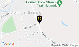 Corner Brook Tennis Club in Arnprior map