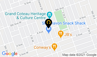 Corner Florist in Shaunavon map