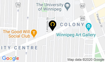 Corner Tattoo in Winnipeg map