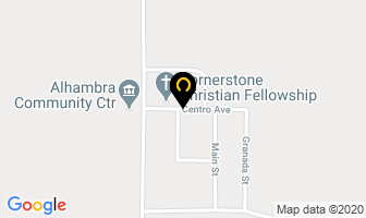 Cornerstone Christian Fellowship in Alhambra map