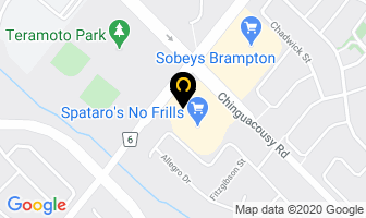 Cornerstone Medical Centre in Brampton map