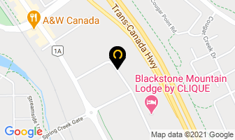 Cornerstone Theatre & Restaurant in Canmore map