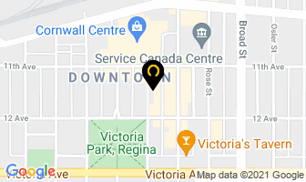 Cornwall Optical in Regina map
