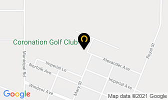 Coronation Golf Club in Coronation map