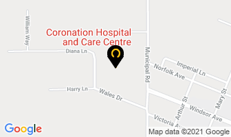 Coronation Hospital And Care Centre in Coronation map