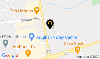 Corporate Rent A Car in Vaughan map