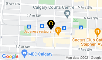 Corporate Travel Advantage in Calgary map