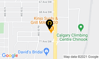 Corporate Travel Canada in Calgary map