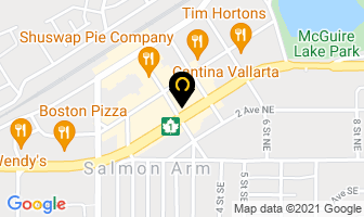 Corrie Appraisals Ltd in Salmon Arm map