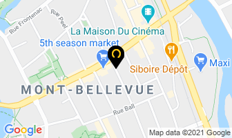 Corriveau Laquerre Notaires in Sherbrooke map