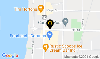 Corunna Veterinary Services in Corunna map