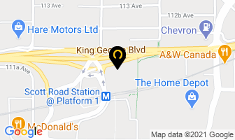 Corvette Specialties Auto Group Inc in Surrey map