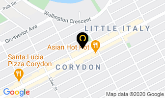 Corydon Auto Body in Winnipeg map