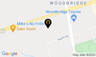 Cosmetic Warehouse in Vaughan map