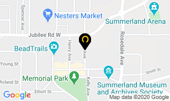 Cosmos Hairstying in Summerland map