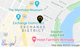 Cossette in Winnipeg map