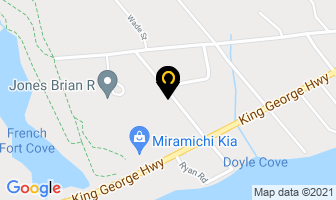 Cotncove Groomers in Miramichi map
