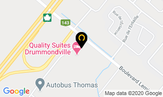 Couche-Tard in Drummondville map