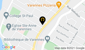 Couche-Tard in Varennes map