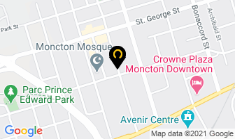 Couche-Tard Inc in Moncton map