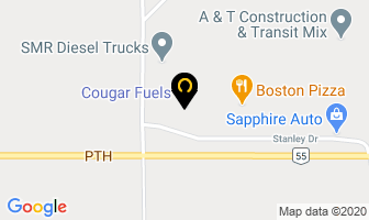 Cougar Fuels Ltd in Lac la Biche map