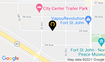 Cougar Landscaping & Construction Ltd in Fort St. John map