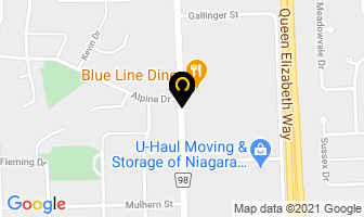 Counter Top Service in Niagara Falls map