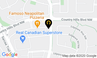 Country Hills Massage Therapy in Calgary map
