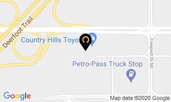 Country Hills Toyota in Calgary map