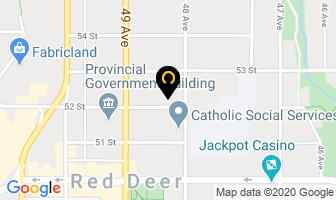 Country Pride Dance Club in Red Deer map