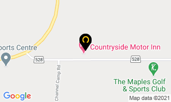 Countryside Motor Inn in French River map